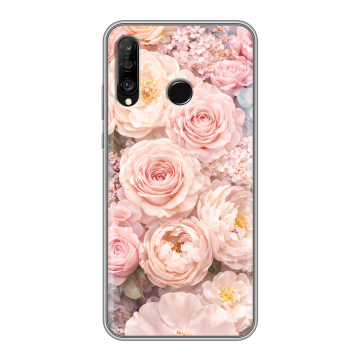 Силиконовый чехол на Huawei P30 Lite с принтом женский Силиконовый чехол на Huawei P30 Lite с принтом женский