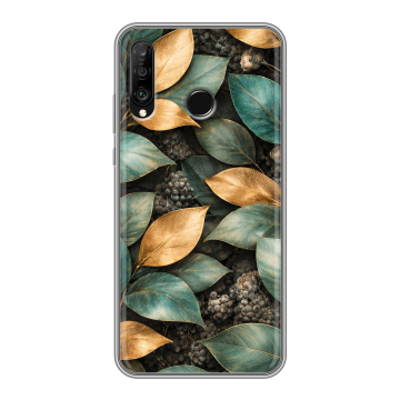Силиконовый чехол на Huawei P30 Lite с принтом женский