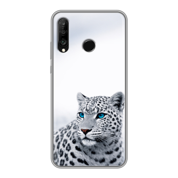 Силиконовый чехол на Huawei P30 Lite с принтом женский Силиконовый чехол на Huawei P30 Lite с принтом женский