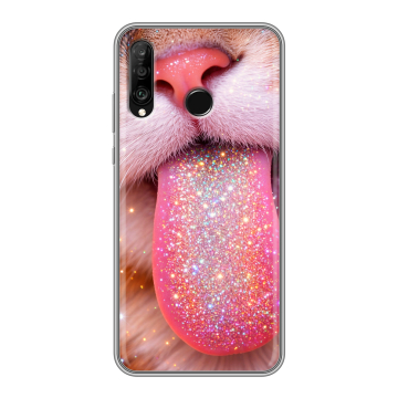 Силиконовый чехол на Huawei P30 Lite с принтом для девочек Силиконовый чехол на Huawei P30 Lite с принтом для девочек