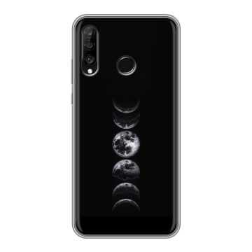Силиконовый чехол на Huawei P30 Lite с принтом женский