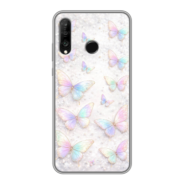 Силиконовый чехол на Huawei P30 Lite с принтом женский Силиконовый чехол на Huawei P30 Lite с принтом женский