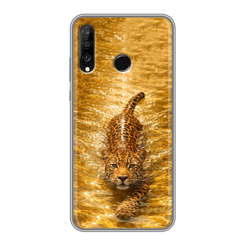 Силиконовый чехол на Huawei P30 Lite с принтом женский Силиконовый чехол на Huawei P30 Lite с принтом женский