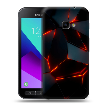Пластиковый чехол на Samsung Galaxy Xcover 4 с принтом Яркие абстракции Пластиковый чехол на Samsung Galaxy Xcover 4 с принтом Яркие абстракции