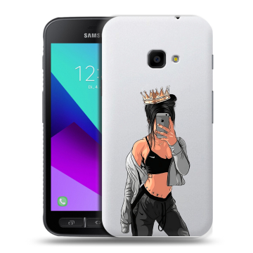 Пластиковый чехол на Samsung Galaxy Xcover 4 с принтом Женские принты Пластиковый чехол на Samsung Galaxy Xcover 4 с принтом Женские принты