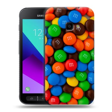 Пластиковый чехол на Samsung Galaxy Xcover 4 с принтом Конфеты Пластиковый чехол на Samsung Galaxy Xcover 4 с принтом Конфеты