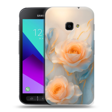 Пластиковый чехол на Samsung Galaxy Xcover 4 с принтом Женский Пластиковый чехол на Samsung Galaxy Xcover 4 с принтом Женский