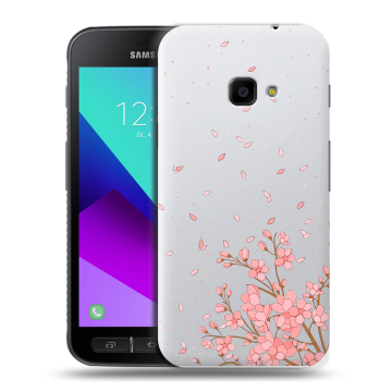 Пластиковый чехол на Samsung Galaxy Xcover 4 с принтом Ветка сакуры