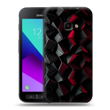 Пластиковый чехол на Samsung Galaxy Xcover 4 с принтом Абстракция