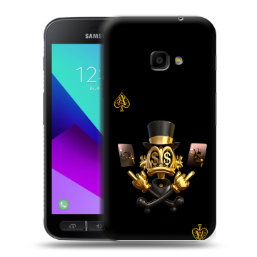 Пластиковый чехол на Samsung Galaxy Xcover 4 с принтом Золотой скрудж макдак