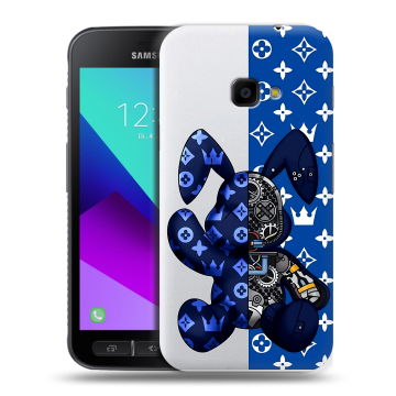 Пластиковый чехол на Samsung Galaxy Xcover 4 с принтом Луи робот