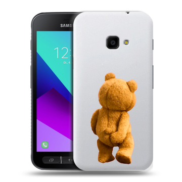 Пластиковый чехол на Samsung Galaxy Xcover 4 с принтом Медведь