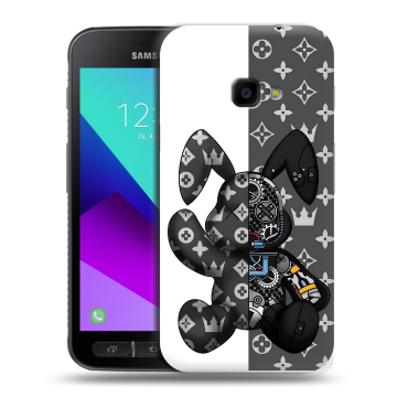Пластиковый чехол на Samsung Galaxy Xcover 4 с принтом Луи робот