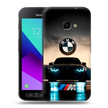 Пластиковый чехол на Samsung Galaxy Xcover 4 с принтом БМВ BMW Пластиковый чехол на Samsung Galaxy Xcover 4 с принтом БМВ BMW