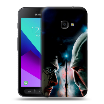 Пластиковый чехол на Samsung Galaxy Xcover 4 с принтом Гарри Поттер Harry Potter Пластиковый чехол на Samsung Galaxy Xcover 4 с принтом Гарри Поттер Harry Potter