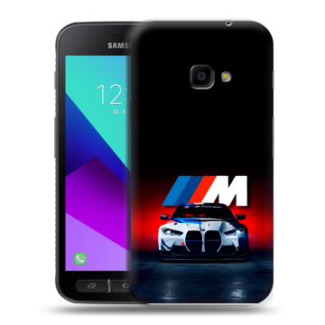Пластиковый чехол на Samsung Galaxy Xcover 4 с принтом БМВ BMW Пластиковый чехол на Samsung Galaxy Xcover 4 с принтом БМВ BMW