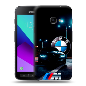 Пластиковый чехол на Samsung Galaxy Xcover 4 с принтом БМВ BMW Пластиковый чехол на Samsung Galaxy Xcover 4 с принтом БМВ BMW