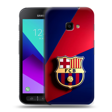 Пластиковый чехол на Samsung Galaxy Xcover 4 с принтом Барселона Barcelona