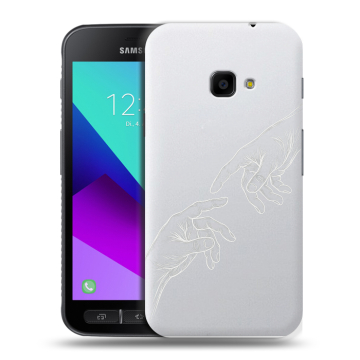 Пластиковый чехол на Samsung Galaxy Xcover 4 с принтом Сотворение мира Пластиковый чехол на Samsung Galaxy Xcover 4 с принтом Сотворение мира