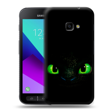 Пластиковый чехол на Samsung Galaxy Xcover 4 с принтом Как приручить дракона
