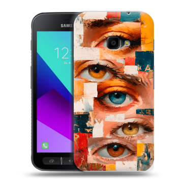 Пластиковый чехол на Samsung Galaxy Xcover 4 с принтом Модный принт Пластиковый чехол на Samsung Galaxy Xcover 4 с принтом Модный принт