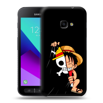 Пластиковый чехол на Samsung Galaxy Xcover 4 с принтом One Piece Ван Пис Пластиковый чехол на Samsung Galaxy Xcover 4 с принтом One Piece Ван Пис