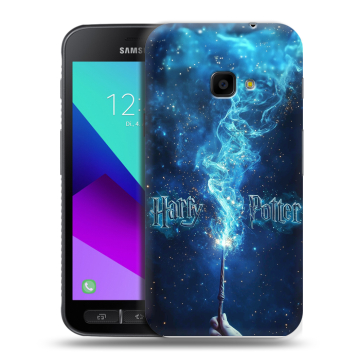 Пластиковый чехол на Samsung Galaxy Xcover 4 с принтом Harry Potter Гарри Поттер