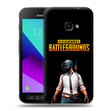 Пластиковый чехол на Samsung Galaxy Xcover 4 с принтом PUGB ПАГБ