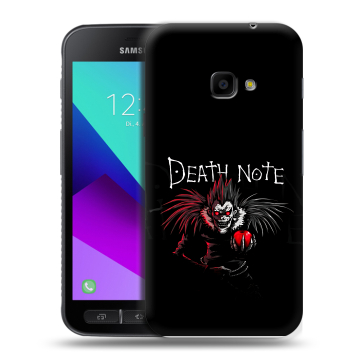 Пластиковый чехол на Samsung Galaxy Xcover 4 с принтом Death note Тетрадь смерти