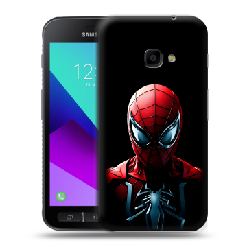 Пластиковый чехол на Samsung Galaxy Xcover 4 с принтом Spiderman Человек паук