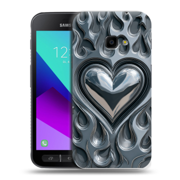 Пластиковый чехол на Samsung Galaxy Xcover 4 с принтом Y2K