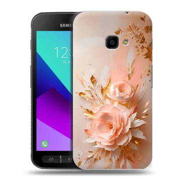 Пластиковый чехол на Samsung Galaxy Xcover 4 с принтом женский Пластиковый чехол на Samsung Galaxy Xcover 4 с принтом женский