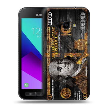 Пластиковый чехол на Samsung Galaxy Xcover 4 с принтом Доллар деньги