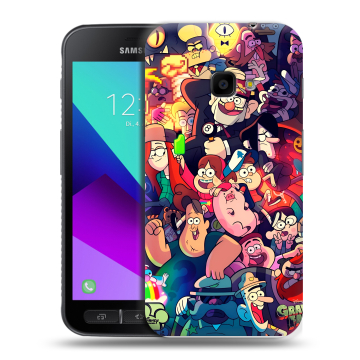 Пластиковый чехол на Samsung Galaxy Xcover 4 с принтом Gravity Falls Гравити Фолз