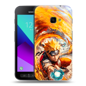 Пластиковый чехол на Samsung Galaxy Xcover 4 с принтом Аниме Наруто Naruto