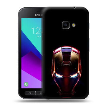 Пластиковый чехол на Samsung Galaxy Xcover 4 с принтом IronMan Железный человек