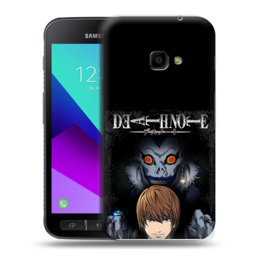Пластиковый чехол на Samsung Galaxy Xcover 4 с принтом Death note Тетрадь смерти Пластиковый чехол на Samsung Galaxy Xcover 4 с принтом Death note Тетрадь смерти
