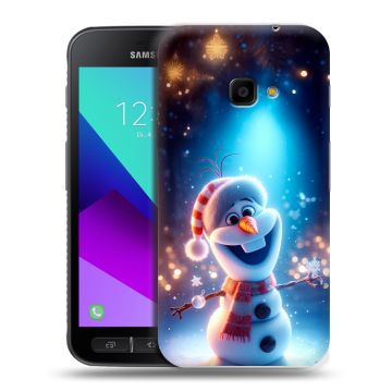 Пластиковый чехол на Samsung Galaxy Xcover 4 с принтом Новый год Пластиковый чехол на Samsung Galaxy Xcover 4 с принтом Новый год