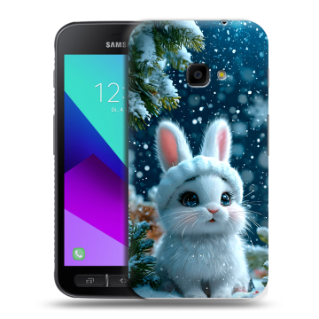 Пластиковый чехол на Samsung Galaxy Xcover 4 с принтом Новый год Пластиковый чехол на Samsung Galaxy Xcover 4 с принтом Новый год