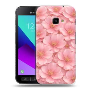 Пластиковый чехол на Samsung Galaxy Xcover 4 с принтом женский Пластиковый чехол на Samsung Galaxy Xcover 4 с принтом женский