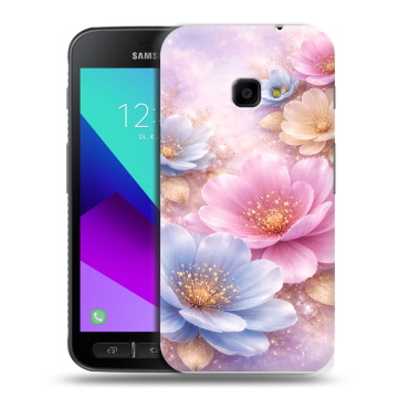 Пластиковый чехол на Samsung Galaxy Xcover 4 с принтом женский