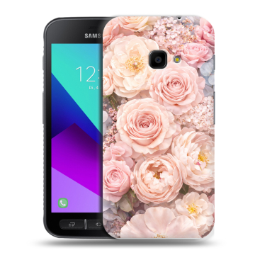 Пластиковый чехол на Samsung Galaxy Xcover 4 с принтом женский