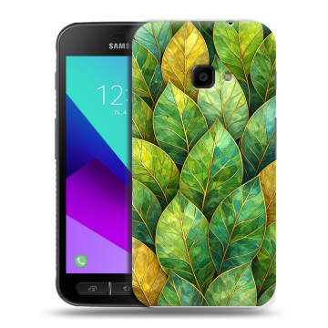 Пластиковый чехол на Samsung Galaxy Xcover 4 с принтом женский