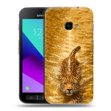 Пластиковый чехол на Samsung Galaxy Xcover 4 с принтом женский