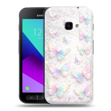 Пластиковый чехол на Samsung Galaxy Xcover 4 с принтом женский
