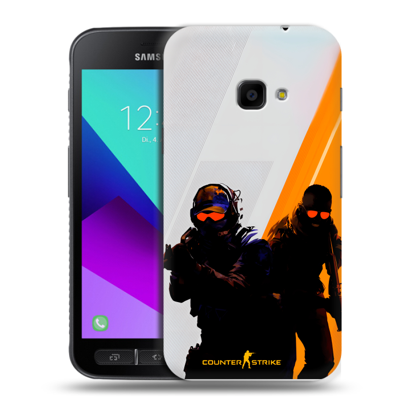 Пластиковый чехол на Samsung Galaxy Xcover 4 с принтом Контер страйк Counter strike Пластиковый чехол на Samsung Galaxy Xcover 4 с принтом Контер страйк Counter strike