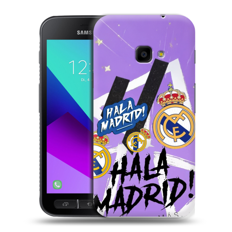 Пластиковый чехол на Samsung Galaxy Xcover 4 с принтом Real Madrid Реал Мадрид Пластиковый чехол на Samsung Galaxy Xcover 4 с принтом Real Madrid Реал Мадрид