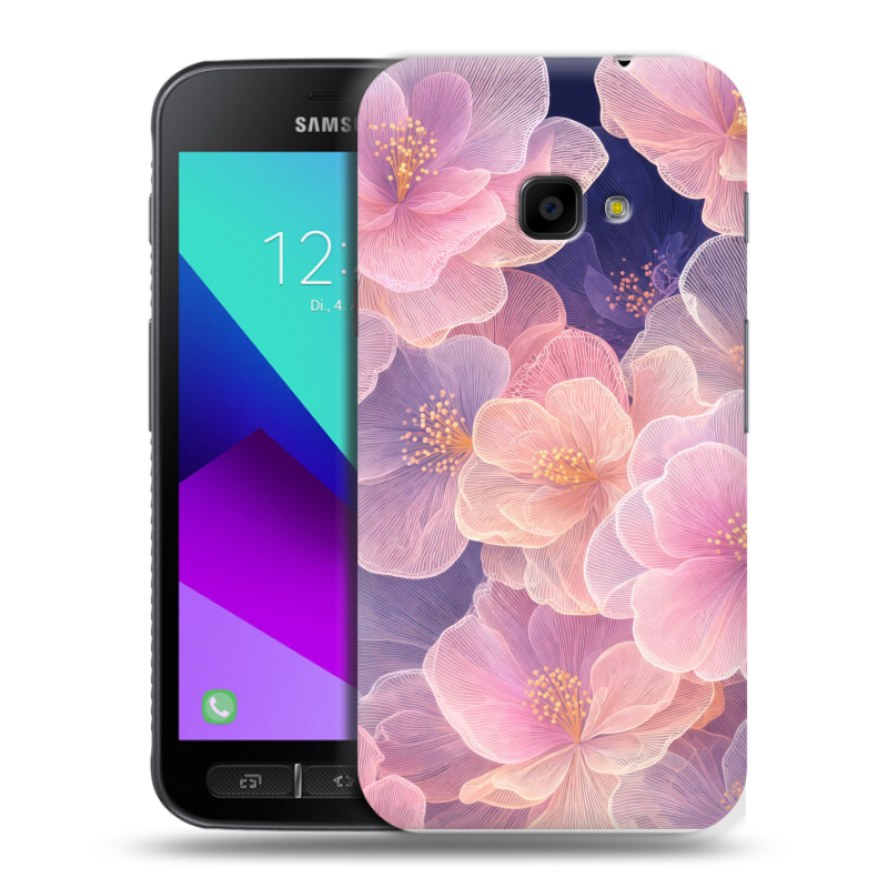 Пластиковый чехол на Samsung Galaxy Xcover 4 с принтом женский Пластиковый чехол на Samsung Galaxy Xcover 4 с принтом женский