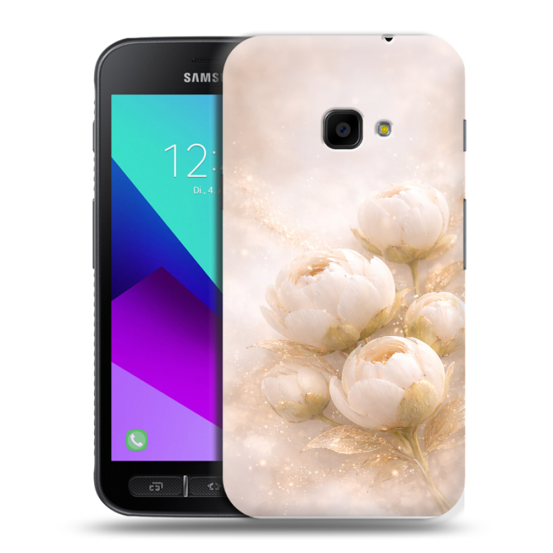 Пластиковый чехол на Samsung Galaxy Xcover 4 с принтом женский Пластиковый чехол на Samsung Galaxy Xcover 4 с принтом женский