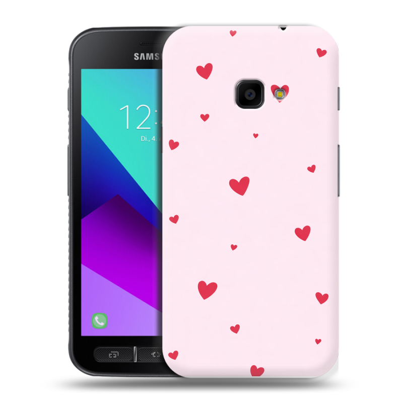 Пластиковый чехол на Samsung Galaxy Xcover 4 с принтом для девочек Пластиковый чехол на Samsung Galaxy Xcover 4 с принтом для девочек